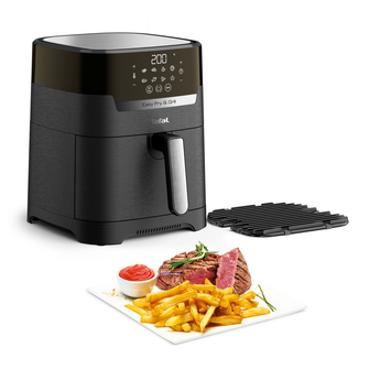 Moulinex Easy Fry & Grill Digital 2 in 1 Air Fryer + Grill with 8 Automatic  Programs 