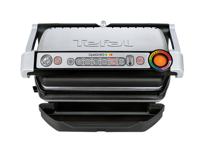 9 Automatic Settings and Cooking Sensor Stainless Steel Tefal GC722D40 Optigrill XL Grill 