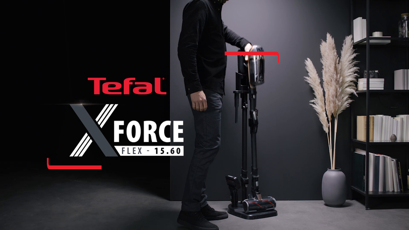 TEFAL HANDSTICK CORDLESS X-FORCE FLEX 15.60 PRO - WITH DOCKING